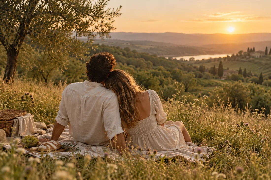 People sharing a moment together in the open air
